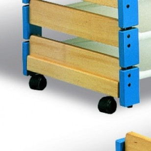 Support de couchettes à roulettes WIKI CAT KZ740VS