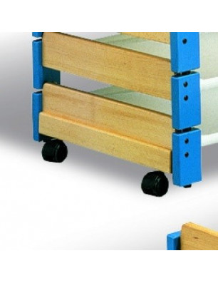 Support de couchettes à roulettes WIKI CAT KZ740VS