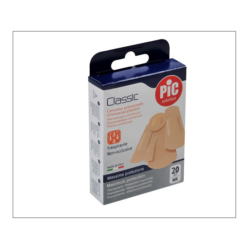 Boîte de 20 pansements assortis