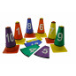 Lot de 10 caches cônes numérotés