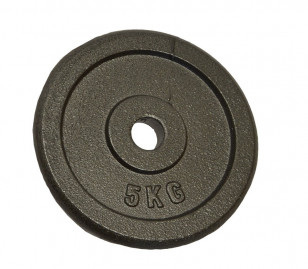 Poids disque en fonte Sporti France 062758 - 062759 - 062760