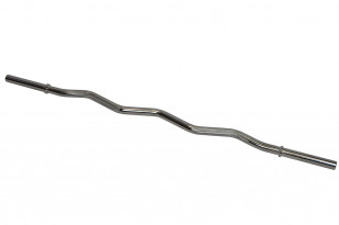 Barre d'haltère curl + 2 stop-disques Sporti France 062761