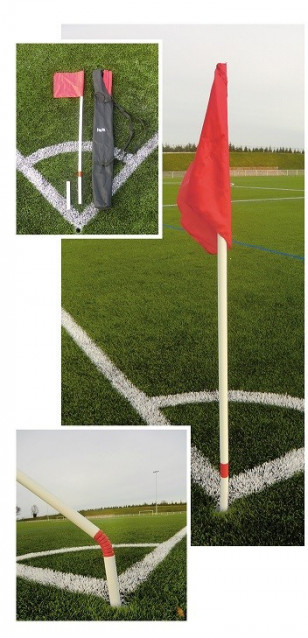 Jeu de 4 poteaux de corner flexibles Sporti France 060179