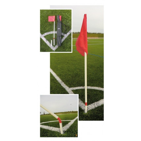 Jeu de 4 poteaux de corner flexibles Sporti France 060179