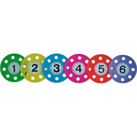 Set de 6 disques lestés Sporti France 041032 Educ Loisirs