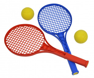 Lot de 2 raquettes mini tennis + 2 balles Sporti France 099154R