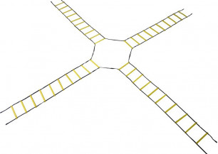 Echelle de vélocité en croix Sporti France 063451
