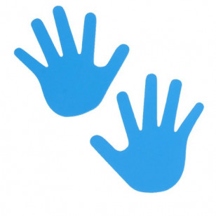 Empreintes Mains (lot de 2) SEA Sporti France 069105