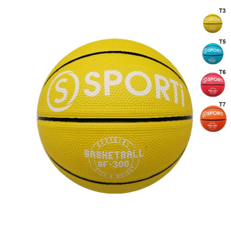 Ballon de basket caoutchouc SPORTI FRANCE 067282
