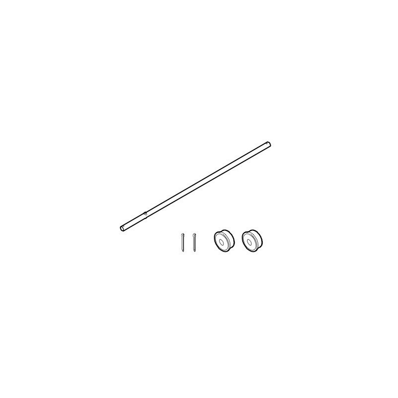 50515 - Axe + bouchons roues arrières Viking Winther