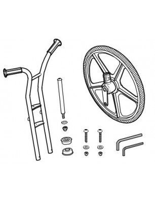 Fourche + roue avant Penny Farthing Winther