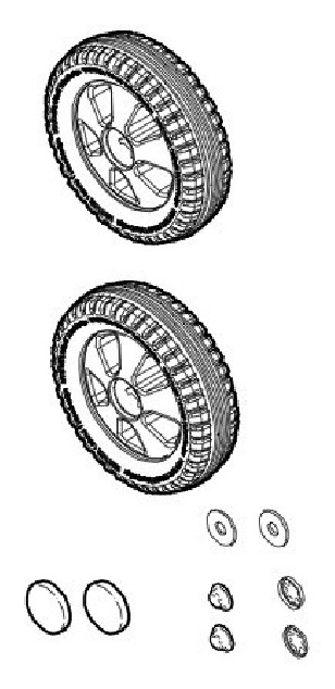 Roues arrières (2) Circleline Winther 50297
