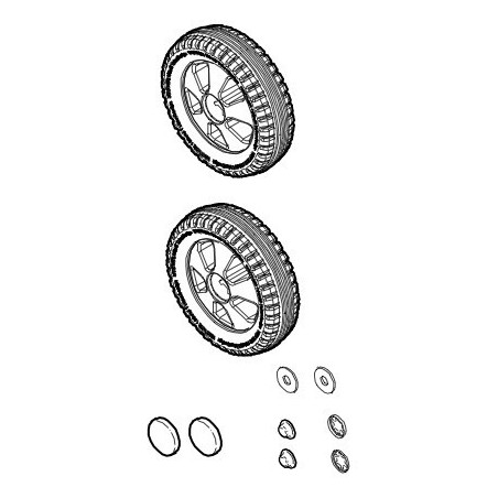 Roues arrières (2) Circleline Winther 50297