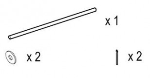 Axe roues arrières Circleline Winther 50482