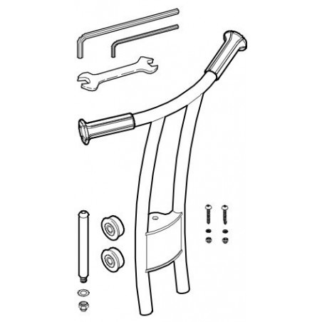 Fourche + axe + bagues Circleline Winther 50449