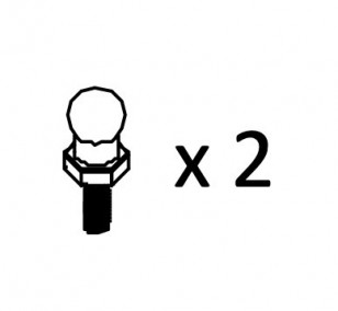 Goupille à bille (2) Turtle Kiddy Bus Winther