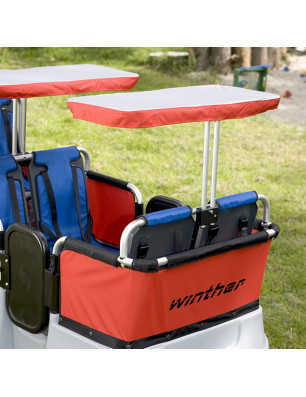 313.24 - Canopy 2 ennfants Turtle Kiddy Bus Winther