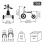 Tricycle Grand 3/7 ans RABO 7026