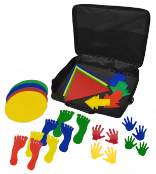 Mallette Motricité 32 pièces vinyle Sport France 069215