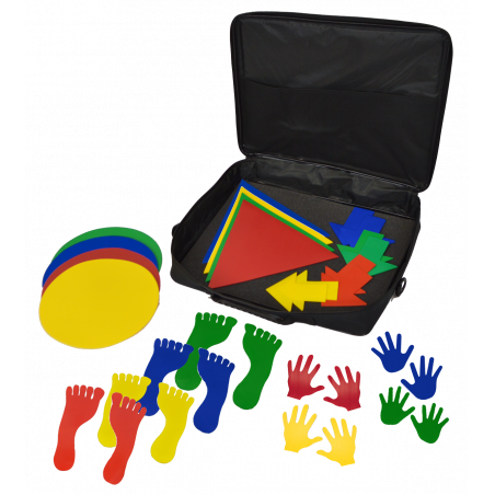 Mallette Motricité 32 pièces vinyle Sport France 069215