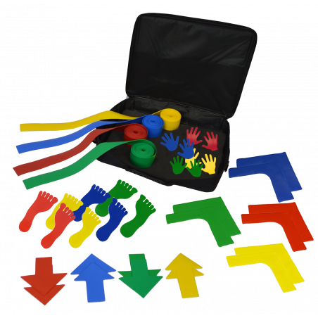 Mallette Parcours Moteur - 36 pièces vinyle SEA Sporti France 063214