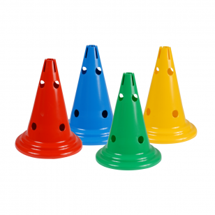 Cône Multijeux - 30 cm - 8 trous - 2 hauteurs SEA Sporti France 063333
