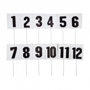 Fiches de marquage lancers longs (12) Sporti France 024008