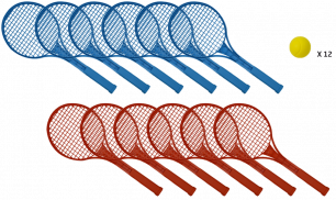 Kit éducatif Mini Tennis Sporti France 099073R