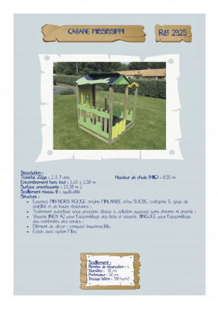 Cabane Mississipi 2925