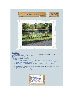 Tapis Volant LA6420 Loisirs Aménagements - Educ' Loisirs