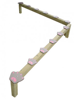 Poutre d'équilibre Pattes d'Ours LA691 Loisirs Aménagements - Educ' Loisirs