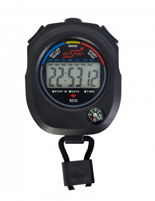 Kit 16 Chronomètre SCO 1 ligne 6 digits + Mallette rigide Sporti France 024021