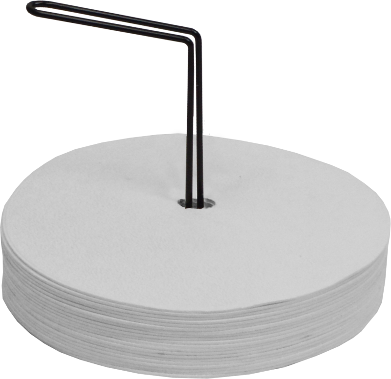 Disques de repérage blancs