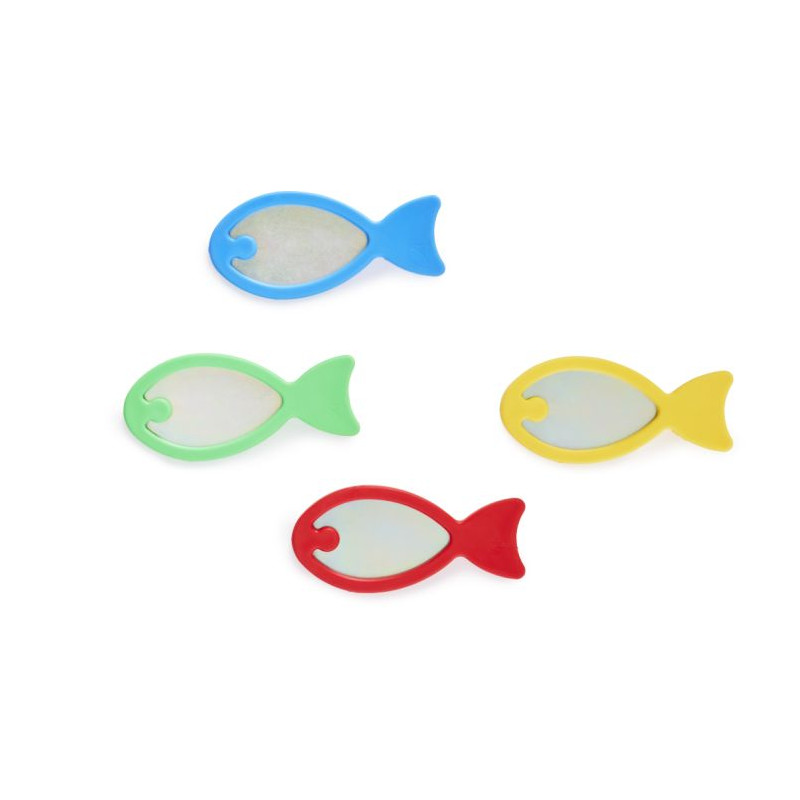 Poissons scintillants magnétiques (lot de 4) Gonge
