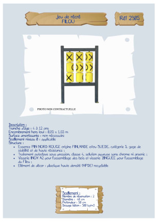 Jeu de récré FILOU LA2905