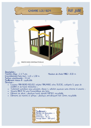 Cabane Lou Boy J400