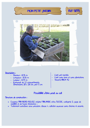 Mon Petit Jardin LA9079 Loisirs Aménagements