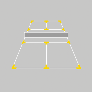 Set de marquage au sol Pickleball