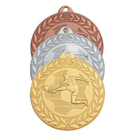 Médaille frappée 50mm Football Sporti France 061079 Educ Loisirs