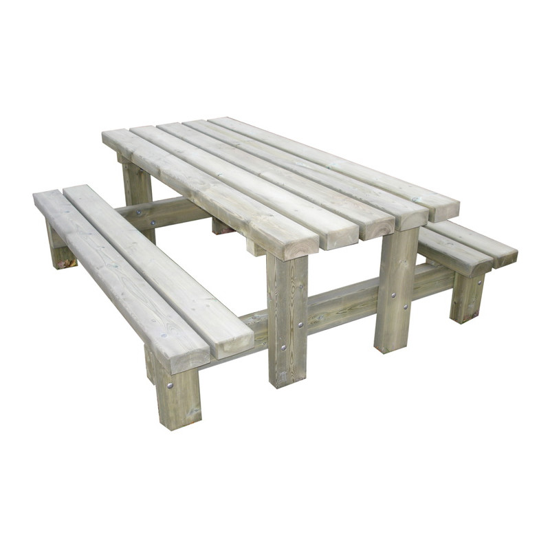 Table-banc Rustique 2 M assise 43 cm LA9006