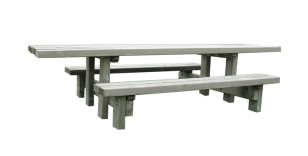 Table banc Rustique 3 M PMR LA9306 Loisirs Aménagements - Educ' Loisirs