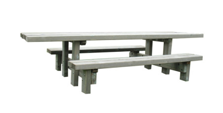 Table banc Rustique 3 M PMR LA9306 Loisirs Aménagements - Educ' Loisirs