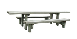 Table banc Rustique 3 M PMR LA9306 Loisirs Aménagements - Educ' Loisirs