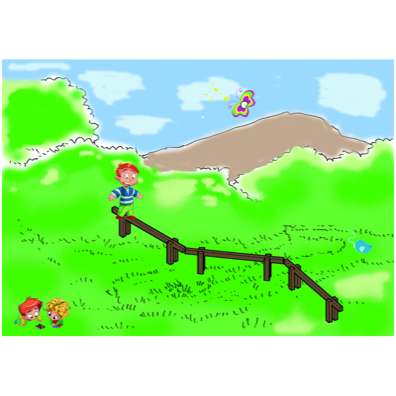 Poutres d'équilibre Kid & Fit 4/11 ans LA3400S