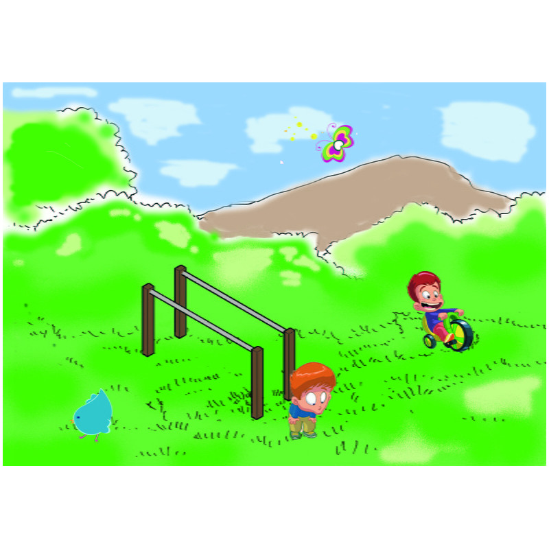 Barres parallèles Kid & Fit 4/12 ans LA3402S