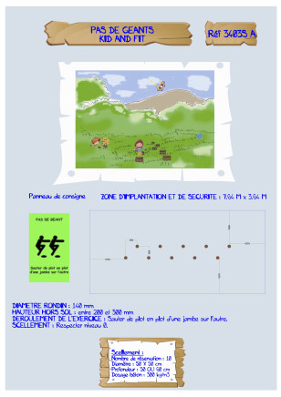 Pas de géants (10) Kid & Fit 4/11 ans LA3403S