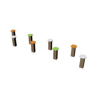 Saute Nénuphar 2/10 ans LA3407 Aménagements - Educ' Loisirs