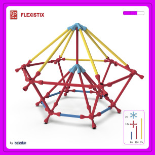 Jeu de construction géant Flexistix XXL BELEDUC 24200 EDUC' LOISIRS