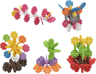 Mini Waffle Construction Wheels 200 pièces Marioinex 904121 Educ' Loisirs