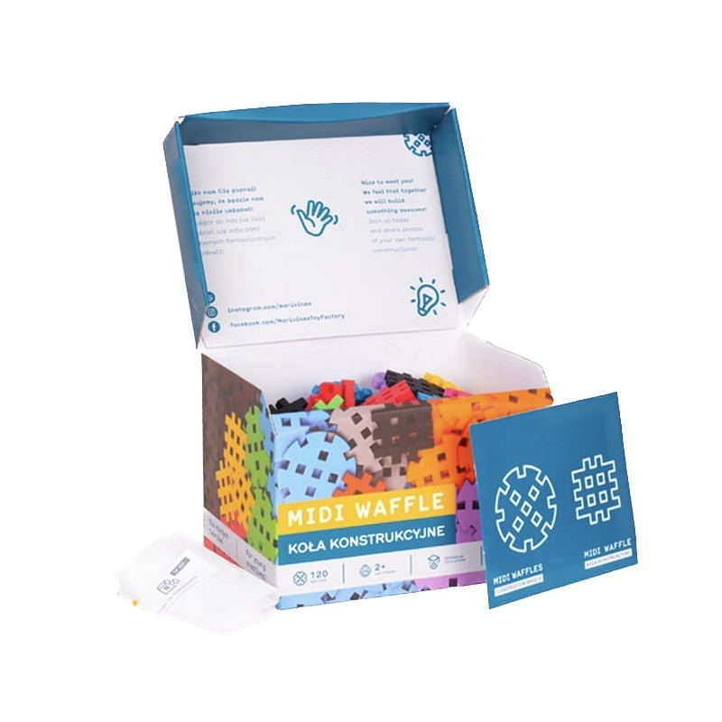 MIDI Waffle Construction Wheels 120 / 2 ans +